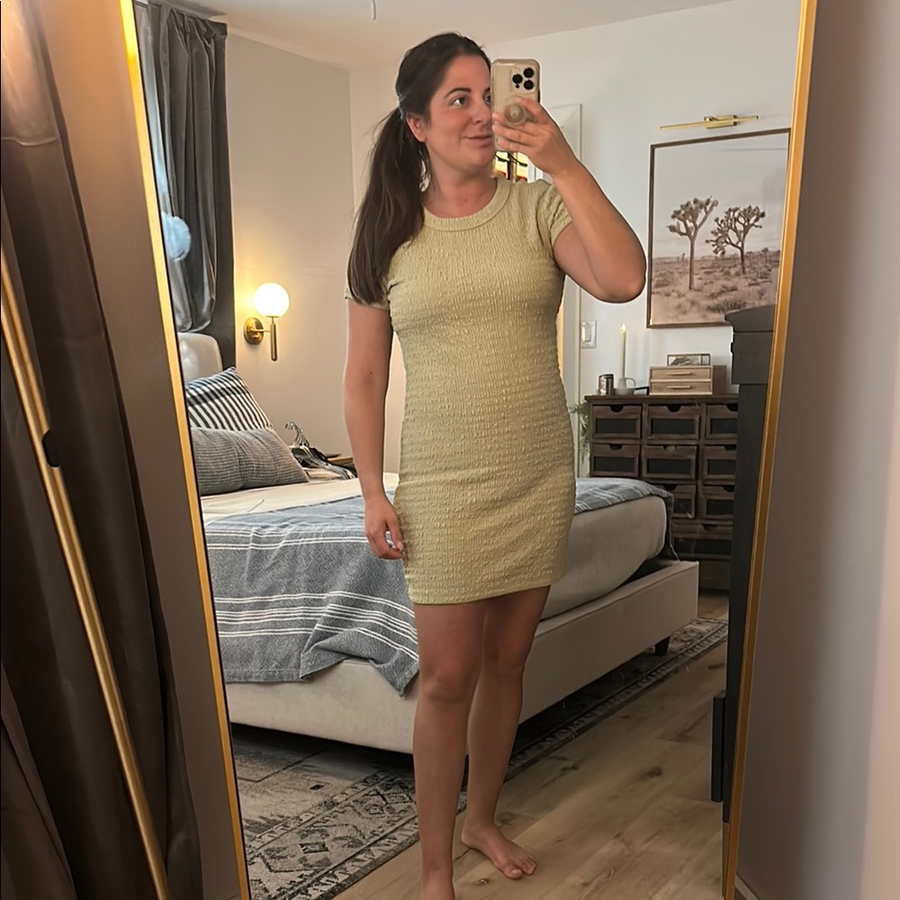 Elodie Green Bodycon Mini Dress